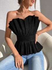 Акція на Топ жіночий SHEIN GD-00201791 M Чорний від Rozetka