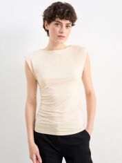 Акція на Топ жіночий C&A GD-00110472 S Бежевий від Rozetka