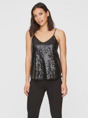 Акція на Топ жіночий Vero Moda XAZ312549ZDUV M Чорний від Rozetka