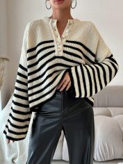 Акція на Джемпер жіночий SHEIN GD-00193962 One Size Бежевий від Rozetka