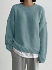 Акция на Джемпер жіночий SHEIN GD-00205968 L М'ятний от Rozetka