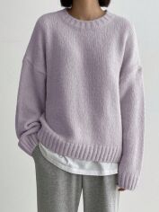 Акція на Джемпер жіночий SHEIN GD-00205616 XL Ліловий від Rozetka