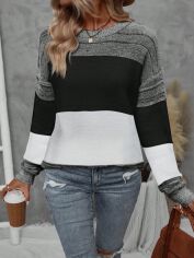 Акція на Джемпер жіночий SHEIN GD-00218785 L Чорний від Rozetka