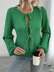 Акція на Кардиган жіночий SHEIN GD-00193953 L Зелений від Rozetka
