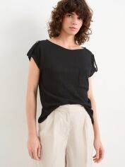 Акція на Футболка жіноча C&A GD-00126291 XS Чорна від Rozetka