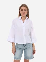 Акція на Сорочка жіноча EQUILIBRI W422 033 000-13 M White від Rozetka