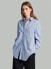 Акція на Сорочка бавовняна оверсайз жіноча SHEIN GD-00195370 XL Різнокольорова від Rozetka