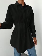 Акція на Сорочка жіноча SHEIN GD-00220029 M Чорна від Rozetka