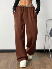 Акція на Штани жіночі SHEIN GD-00207996 M Коричневі від Rozetka