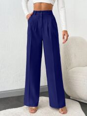 Акція на Штани жіночі SHEIN GD-00216903 XL-Tall Сині від Rozetka