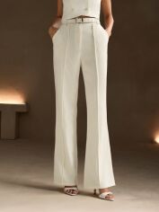 Акція на Штани жіночі SHEIN GD-00221211 S Кремові від Rozetka
