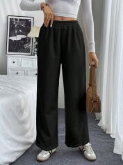 Акція на Штани жіночі SHEIN GD-00203994 L Чорні від Rozetka