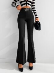 Акція на Штани жіночі SHEIN GD-00208865 2XL Чорні від Rozetka