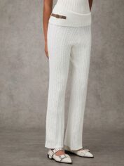Акція на Штани жіночі SHEIN GD-00212308 L Білі від Rozetka