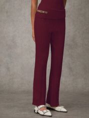 Акція на Штани жіночі SHEIN GD-00212488 S Бордові від Rozetka