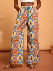 Акція на Штани жіночі SHEIN GD-00217011 S Різнокольорові від Rozetka