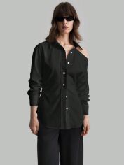 Акція на Блузка жіноча SHEIN GD-00201552 M Чорна від Rozetka