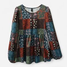 Акція на Блузка жіноча SHEIN GD-00226083 S Різнокольорова від Rozetka