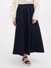 Акція на Спідниця міді осіння жіноча EQUILIBRI W462 029 000-1592 One Size Navy blue від Rozetka