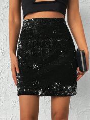 Акція на Спідниця жіноча SHEIN GD-00213298 L Чорна від Rozetka