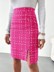 Акція на Спідниця літня жіноча SHEIN GD-00218951 S Фуксія від Rozetka