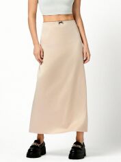 Акція на Спідниця літня жіноча SHEIN GD-00227892 XS Кремова від Rozetka