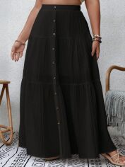 Акція на Спідниця жіноча SHEIN GD-00203913 3XL Чорна від Rozetka