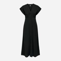 Акція на Плаття міді літнє жіноче ONLY 15317841-3 S Black від Rozetka