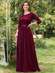 Акція на Сукня жіноча SHEIN GD-00207924 XL Малинова від Rozetka