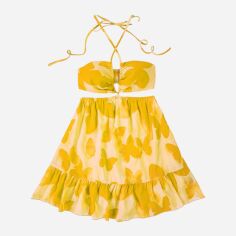 Акція на Сукня літня жіноча SHEIN GD-00201052 M Жовта від Rozetka