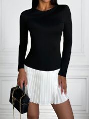 Акція на Сукня осіння жіноча SHEIN GD-00222854 S Чорно-біла від Rozetka