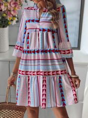 Акція на Плаття міді літнє жіноче SHEIN GD-00224005 S Різнокольорове від Rozetka
