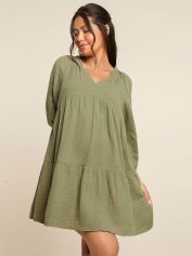 Акція на Сукня для вагітних осіння жіноча SHEIN GD-00195856 M Зелена від Rozetka