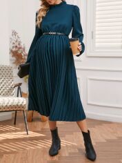Акція на Сукня для вагітних осіння жіноча SHEIN GD-00201189 M Бірюзова від Rozetka