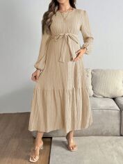 Акція на Сукня для вагітних осіння жіноча SHEIN GD-00211784 S Кремова від Rozetka