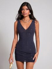 Акція на Сукня осіння жіноча SHEIN GD-00219251 XS Чорна від Rozetka