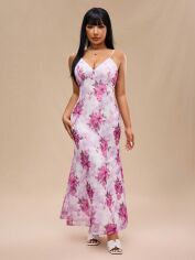 Акція на Сукня жіноча SHEIN GD-00223777 0XL Рожева від Rozetka