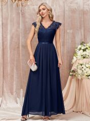 Акція на Сукня жіноча SHEIN GD-00222215 L Темно-синя від Rozetka