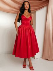 Акція на Сукня жіноча SHEIN GD-00213331 L Червона від Rozetka
