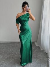 Акція на Сукня жіноча SHEIN GD-00210021 L Темно-зелена від Rozetka