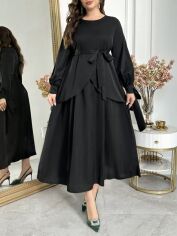 Акція на Сукня жіноча SHEIN GD-00206644 4XL Чорна від Rozetka