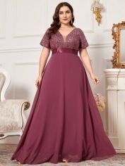 Акція на Сукня жіноча SHEIN GD-00207305 1XL Рожева від Rozetka