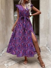 Акція на Сукня жіноча SHEIN GD-00201665 XS Фіолетова від Rozetka