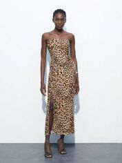Акція на Сукня жіноча SHEIN GD-00223666 S Коричнева від Rozetka