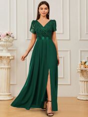 Акція на Сукня жіноча SHEIN GD-00222206 2XL Темно-зелена від Rozetka