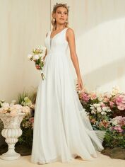 Акція на Сукня жіноча SHEIN GD-00208176 S Біла від Rozetka