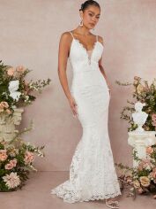 Акція на Сукня жіноча SHEIN GD-00205439 L Біла від Rozetka