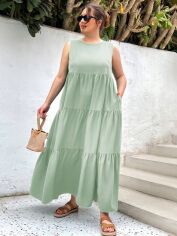 Акція на Сукня жіноча SHEIN GD-00202200 0XL М'ятна від Rozetka