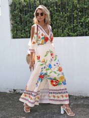Акція на Сукня жіноча SHEIN GD-00201738 S Бежева від Rozetka