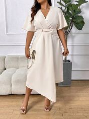 Акція на Сукня жіноча SHEIN GD-00213410 3XL Кремова від Rozetka